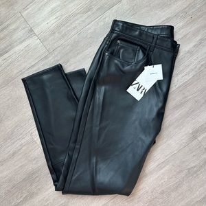ZARA leather pants
